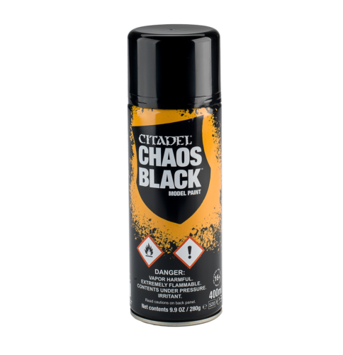 CHAOS BLACK SPRAY PAINT (UK/ROW)