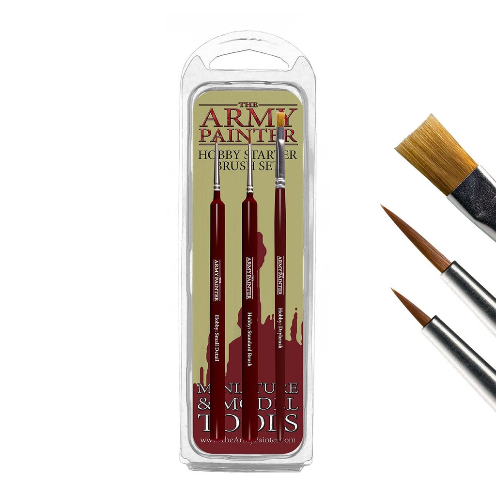 Army Painter - Pinceaux - Hobby Starter Brush Set