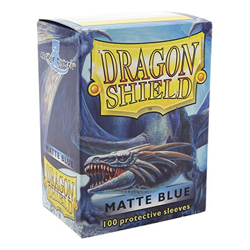[AT-11003] Dragon Shield - Standard Sleeves - Matte Blue x100