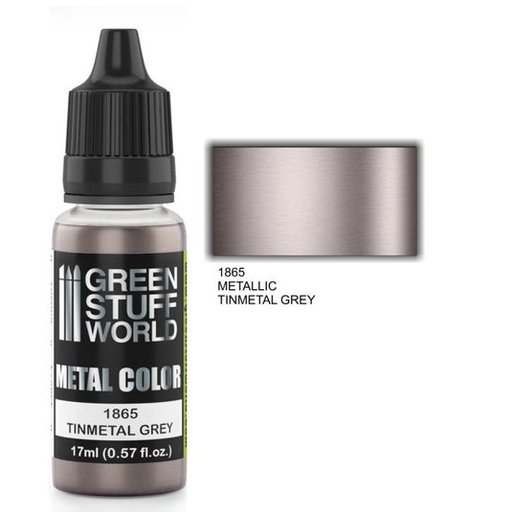 Acrylic Metal Paint - TINMETAL GREY 17ml