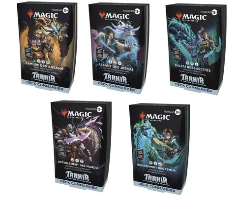DPG - Magic the Gathering Tarkir : la tempête des dragons decks Commander *FRANCAIS*